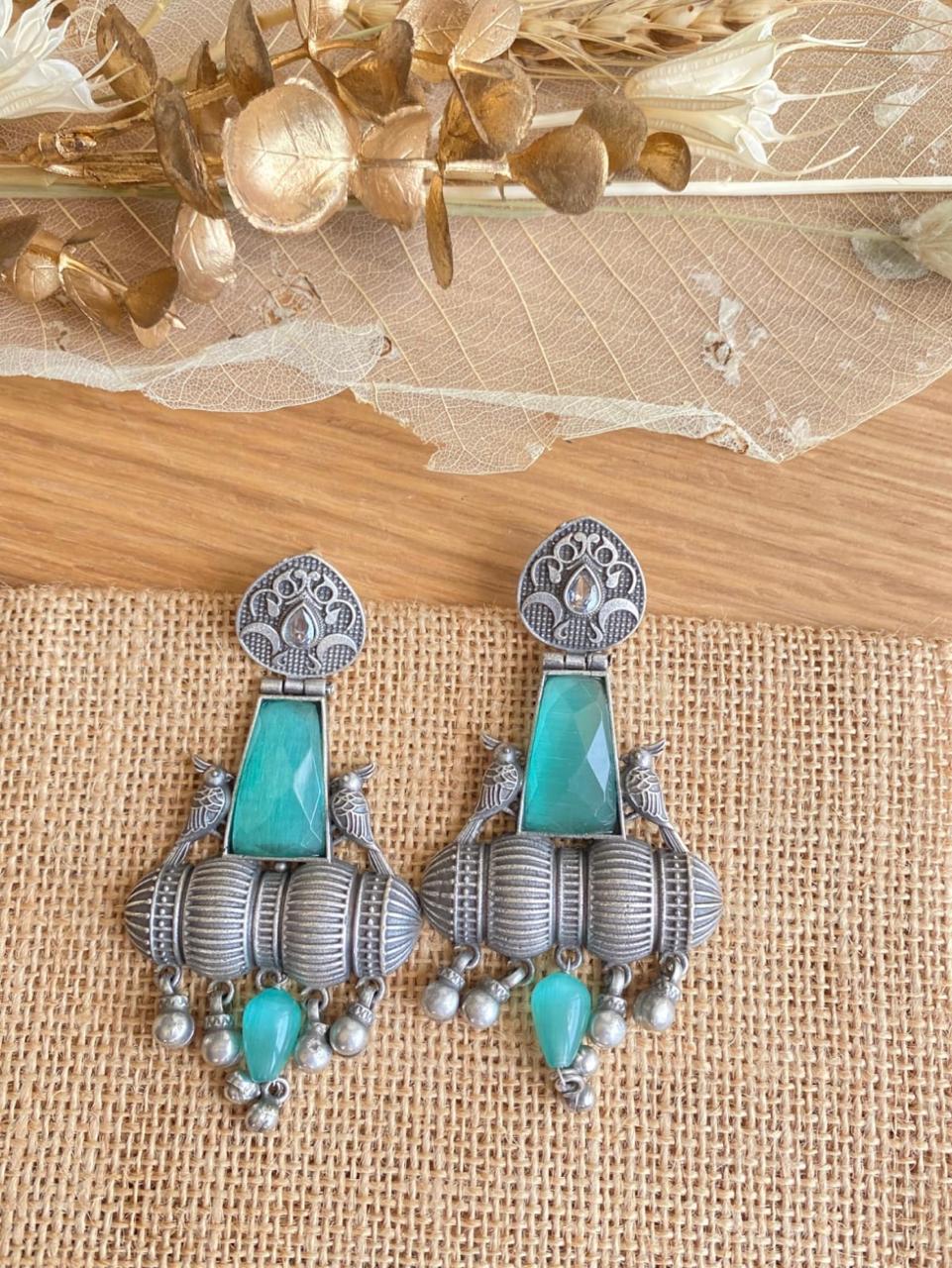 Silver Replica Dangler Earring