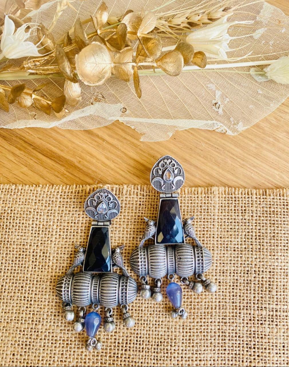 Silver Replica Dangler Earring