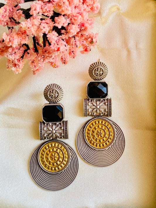 Dual Tone Ginni Earring